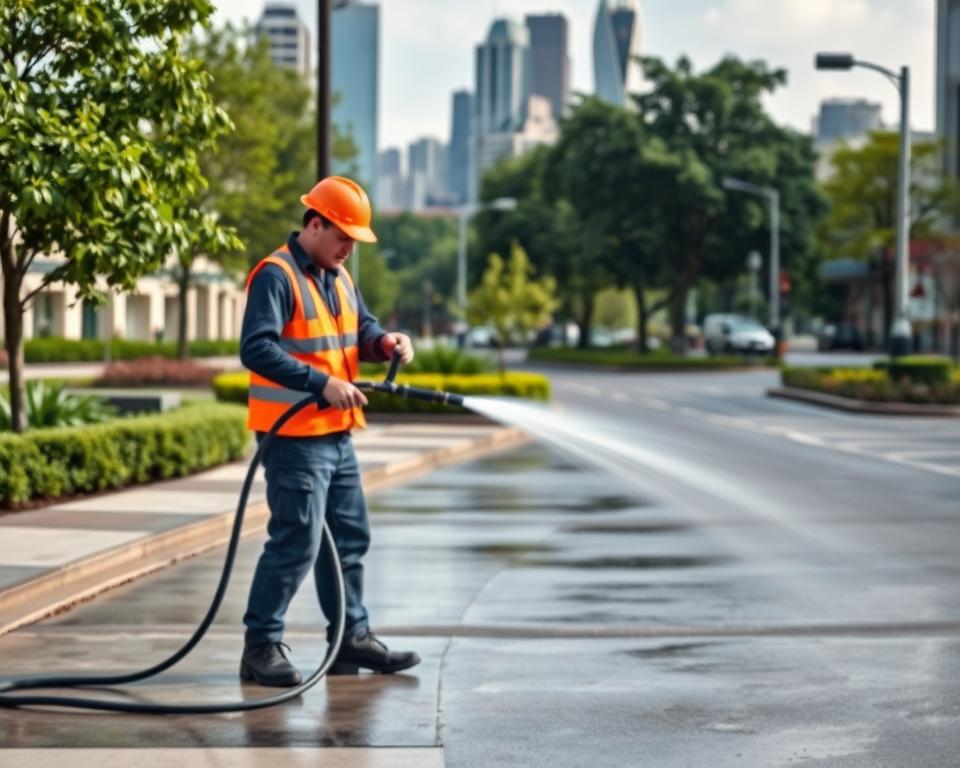 Mcdonough GA garage pressure washing